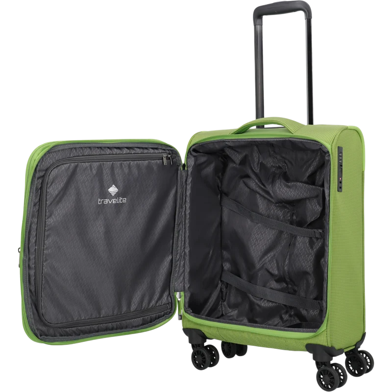 Travelite Corsiica 4-Rollen-Kabinentrolley S erw. 55 cm -Fresh Green