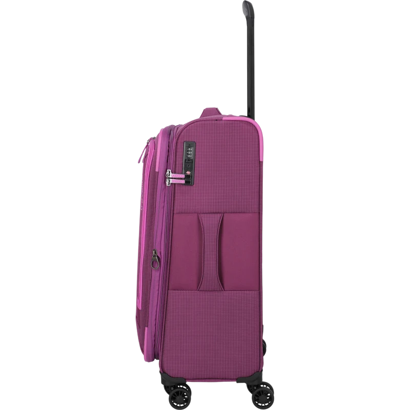 Travelite Corsiica 4-Rollen-Trolley M erw. 67 cm -Pink