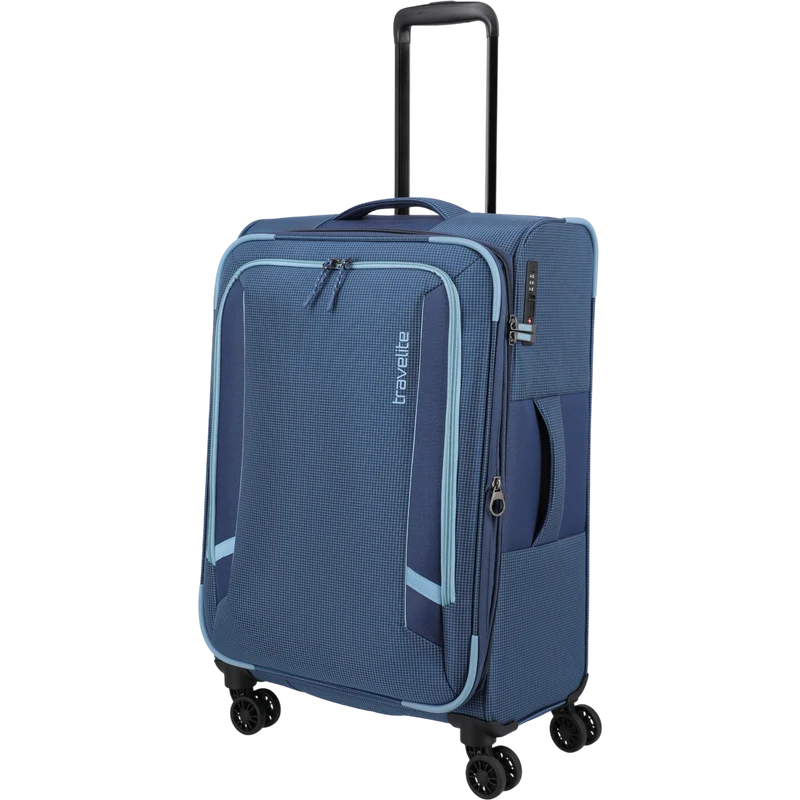 Travelite Corsiica 4-Rollen-Trolley M erw. 67 cm -Blue