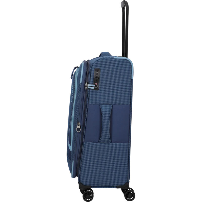 Travelite Corsiica 4-Rollen-Trolley M erw. 67 cm -Blue