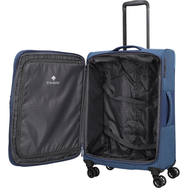 Travelite Corsiica 4-Rollen-Trolley M erw. 67 cm -Blue