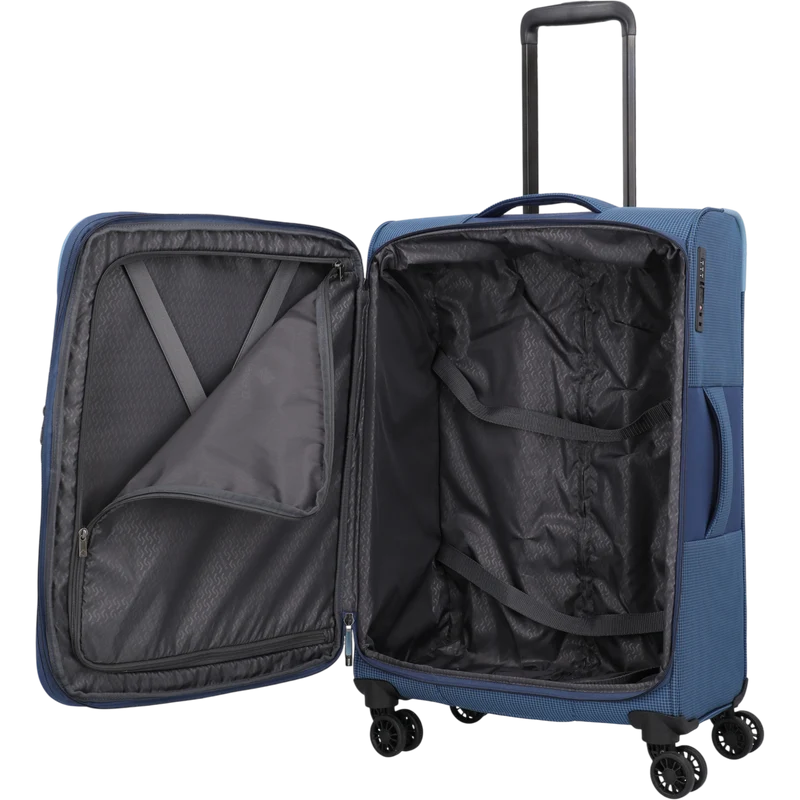 Travelite Corsiica 4-Rollen-Trolley M erw. 67 cm -Blue