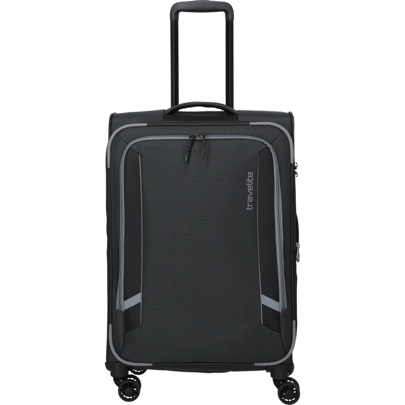 Travelite Corsiica 4-Rollen-Trolley M erw. 67 cm -Black