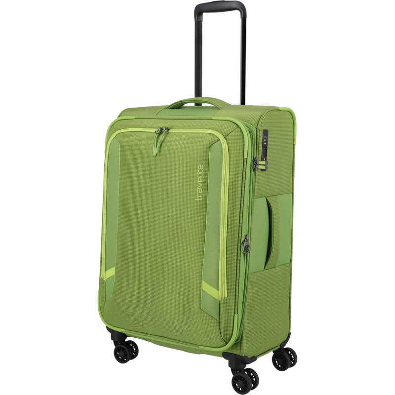 Travelite Corsiica 4-Rollen-Trolley M erw. 67 cm -Fresh Green