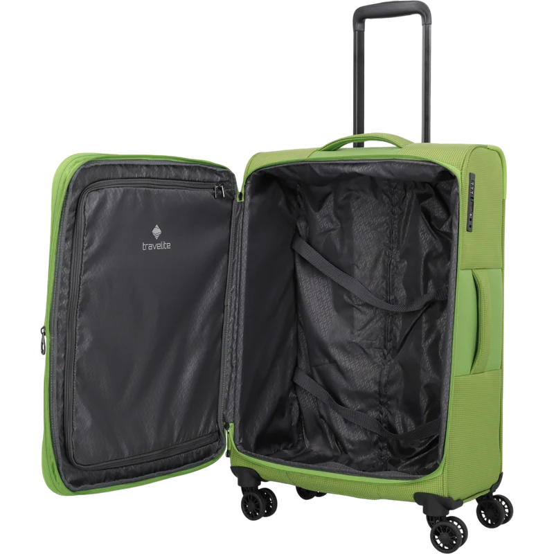 Travelite Corsiica 4-Rollen-Trolley M erw. 67 cm -Fresh Green