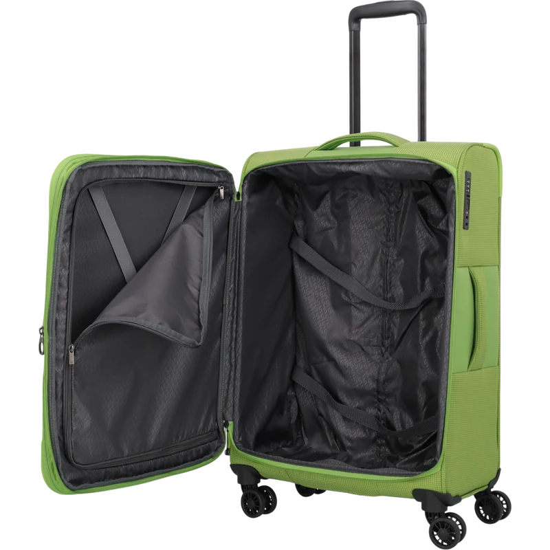 Travelite Corsiica 4-Rollen-Trolley M erw. 67 cm -Fresh Green