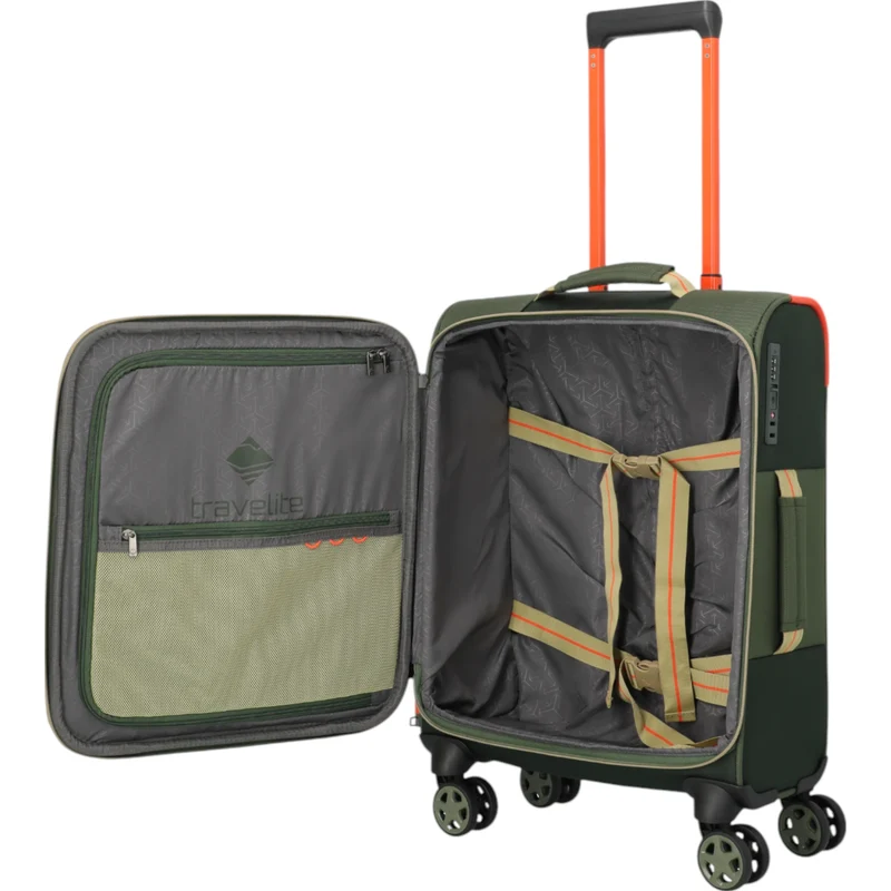 Travelite Color Craze 4-Rollen-Koffer S 55 cm -olive