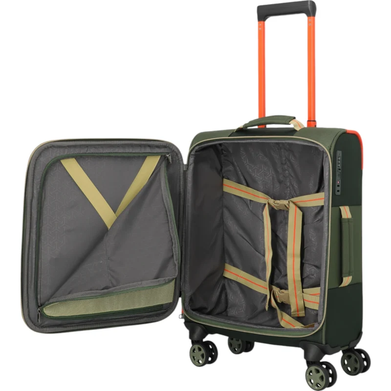 Travelite Color Craze 4-Rollen-Koffer S 55 cm -olive