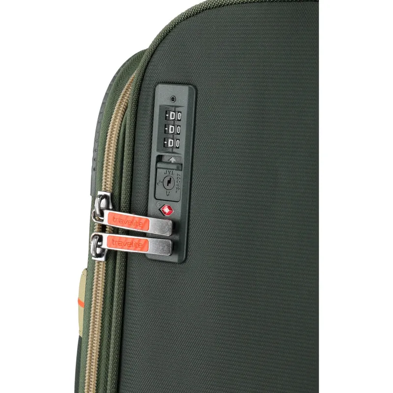 Travelite Color Craze 4-Rollen-Koffer S 55 cm -olive