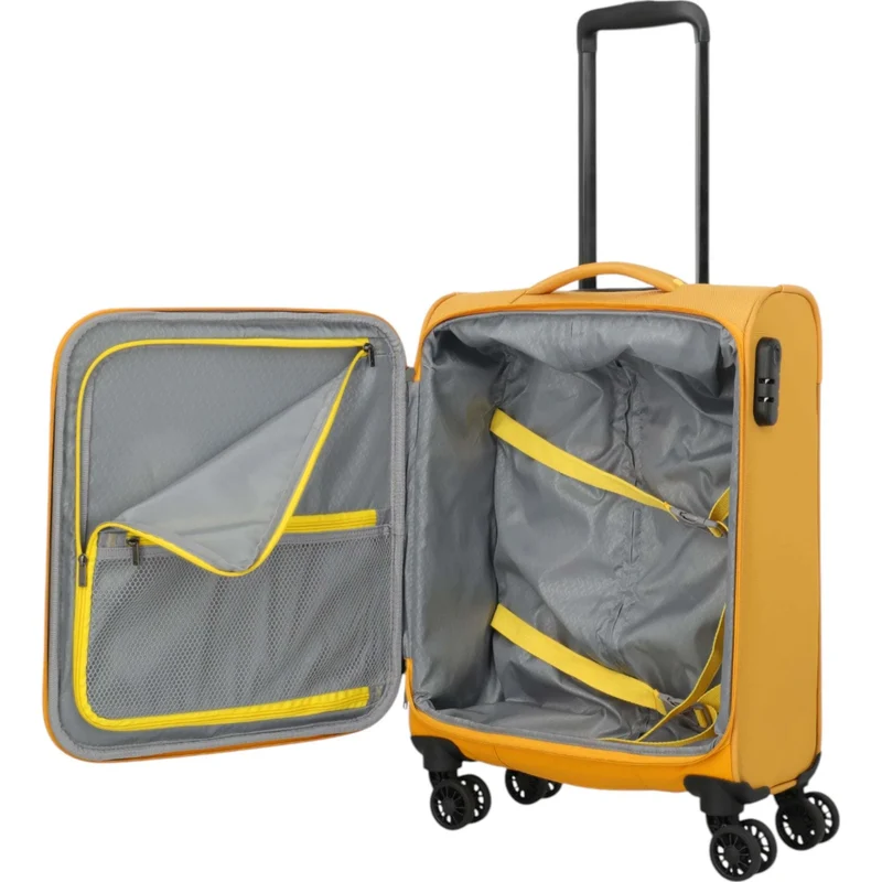 Travelite Umbria 4-Rollen-Kabinentrolly S 55 cm -Golden Glow