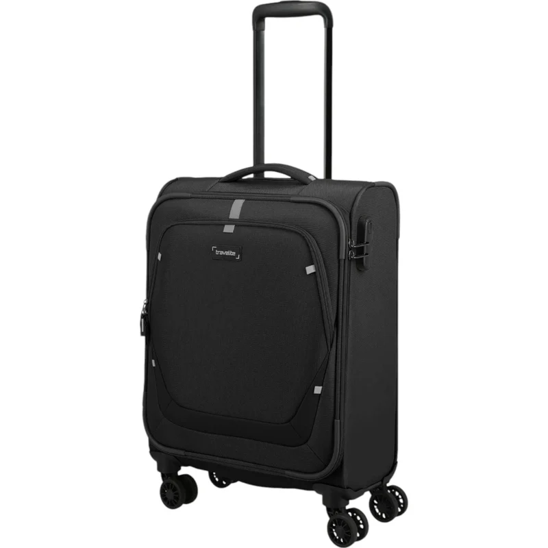 Travelite Umbria 4-Rollen-Kabinentrolly S 55 cm -Black