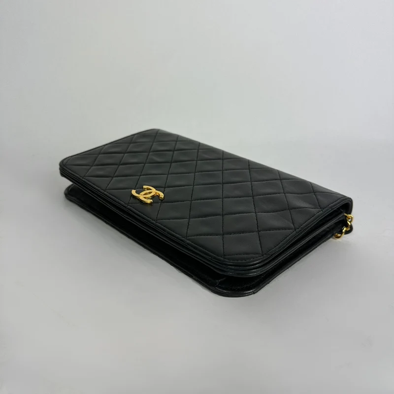 Chanel Enkele Flap Bag Lamsleer