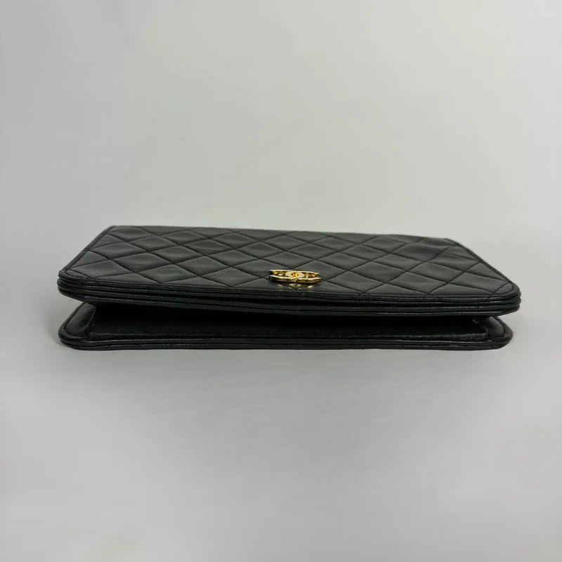 Chanel Enkele Flap Bag Lamsleer