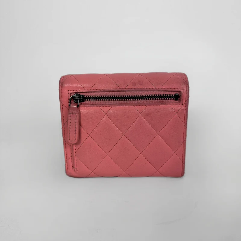 Chanel 2.55 Kleine portemonnee roze