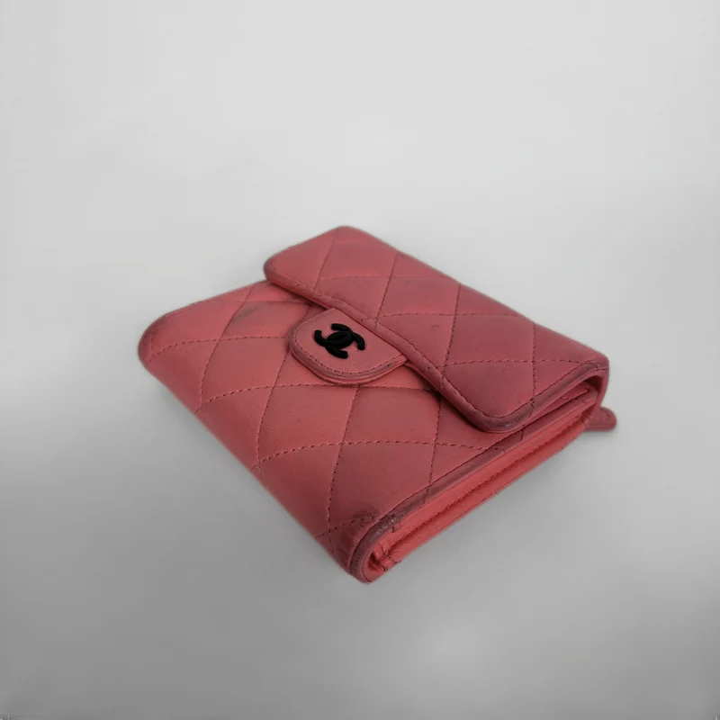 Chanel 2.55 Kleine portemonnee roze