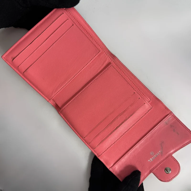 Chanel 2.55 Kleine portemonnee roze