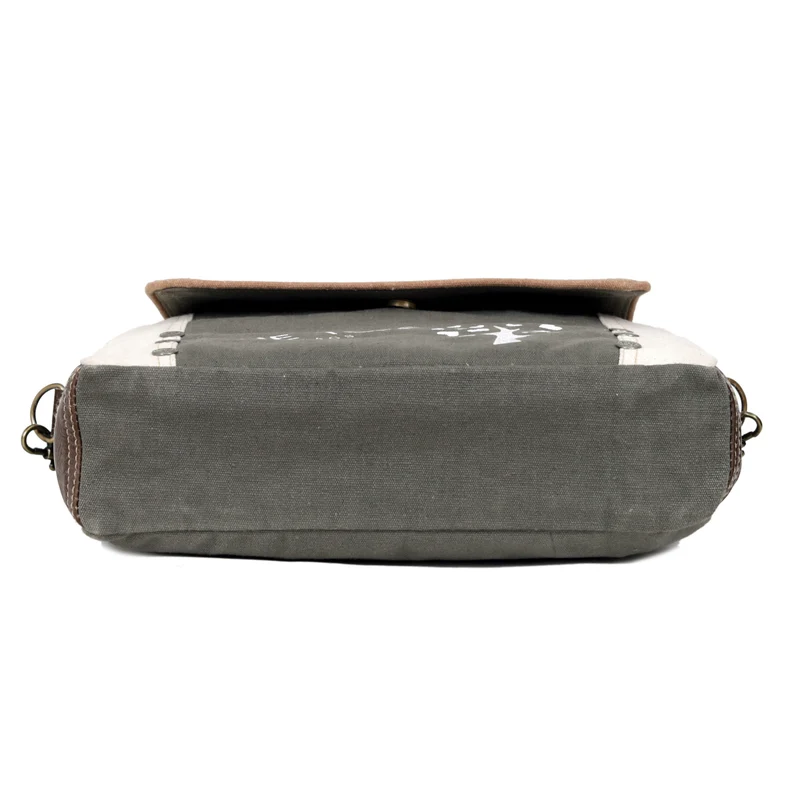 CANVAS UPCYCLE CROSSBODY BAG