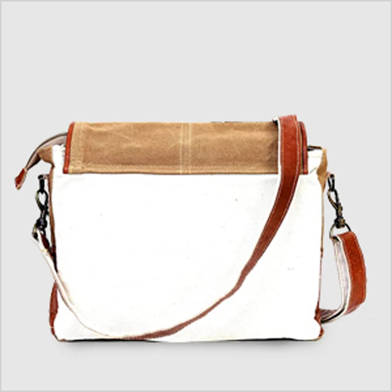 Canvas Upcycle Crossbody Bag