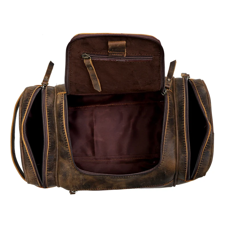 WHEELY LEATHER DUFFLE COMBO SET
