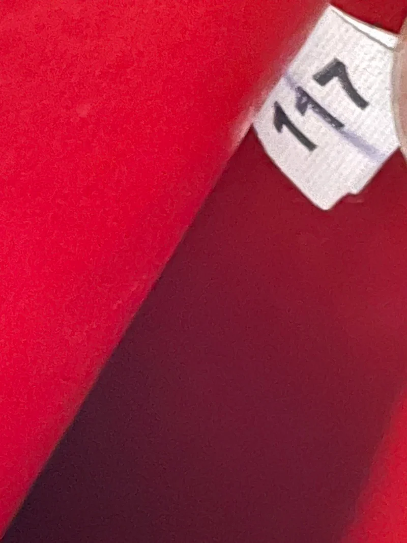 Prada Saffiano Leder Schwarz/Rot Große Doppeltasche Goldbeschläge