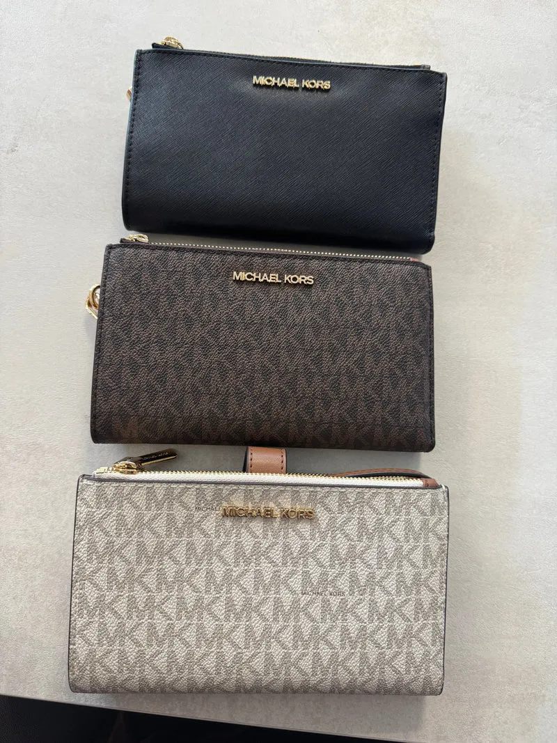 Michael Kors Jet Set Double Zip Handgelenktasche