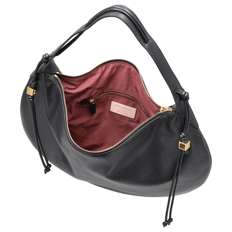 Coccinelle Thess - Schultertasche 45 cm (noir)