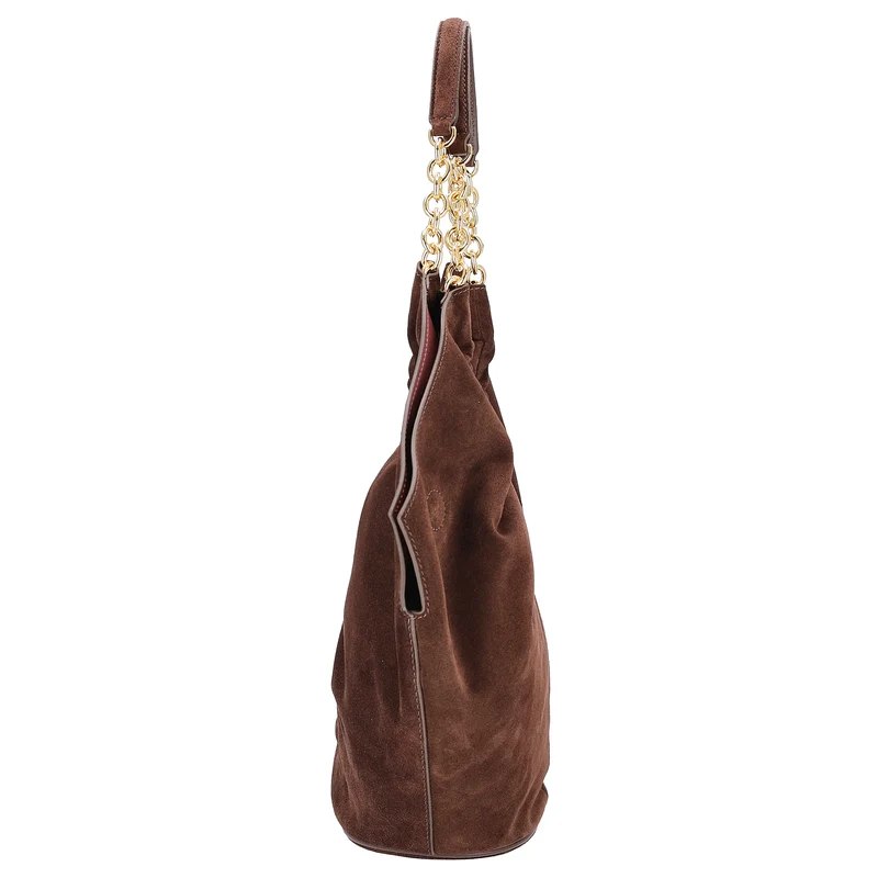 Coccinelle Smash Suede Bim - Schultertasche 27 cm (brunette/brunet)