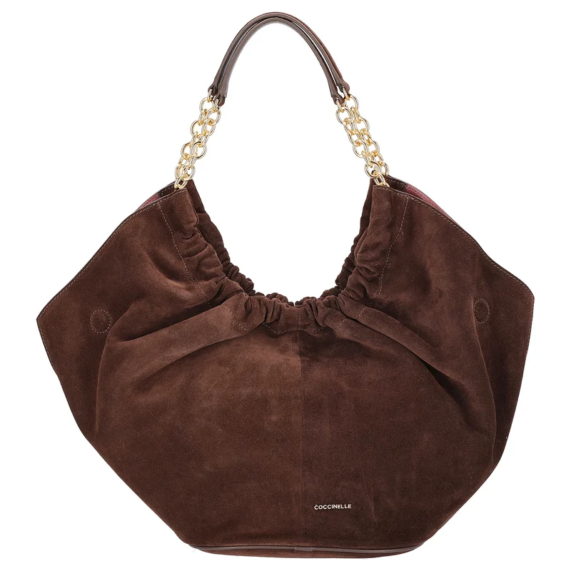 Coccinelle Smash Suede Bim - Schultertasche 27 cm (brunette/brunet)