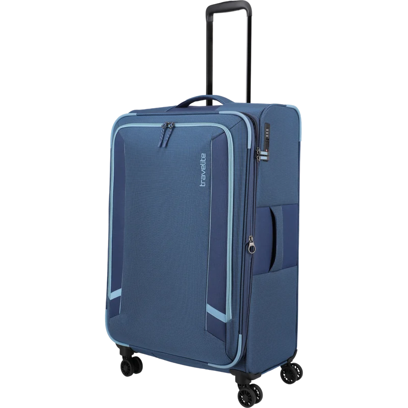 Travelite Corsiica 4-Rollen-Trolley L erw. 77 cm -Blue