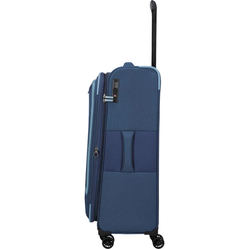 Travelite Corsiica 4-Rollen-Trolley L erw. 77 cm -Blue