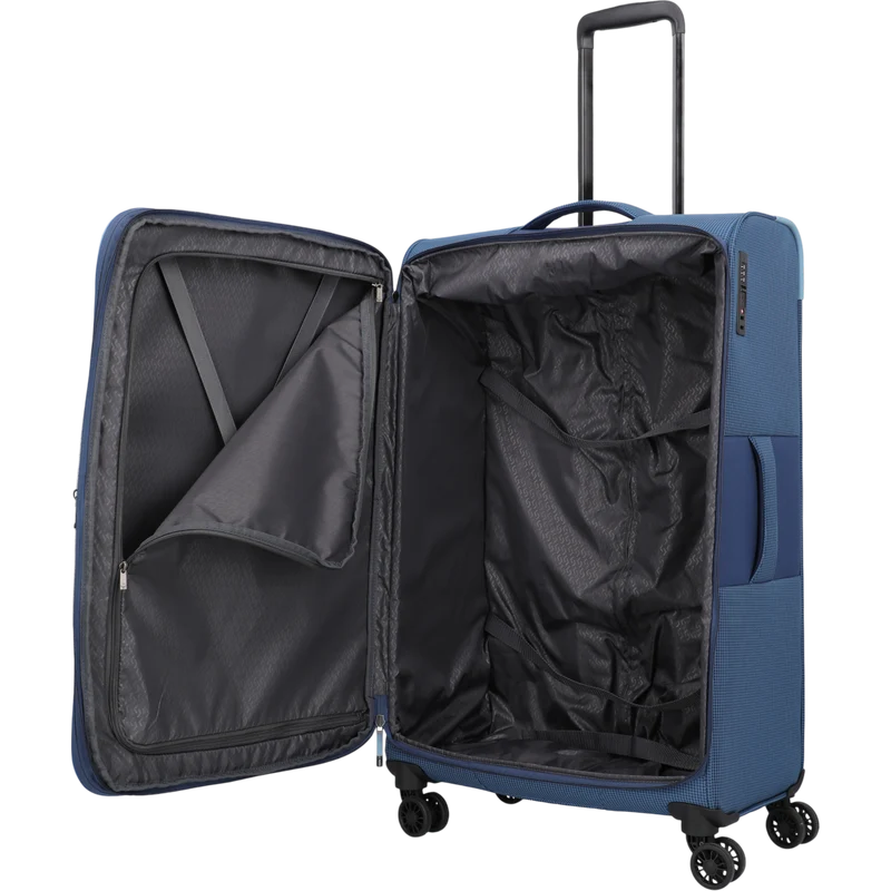 Travelite Corsiica 4-Rollen-Trolley L erw. 77 cm -Blue