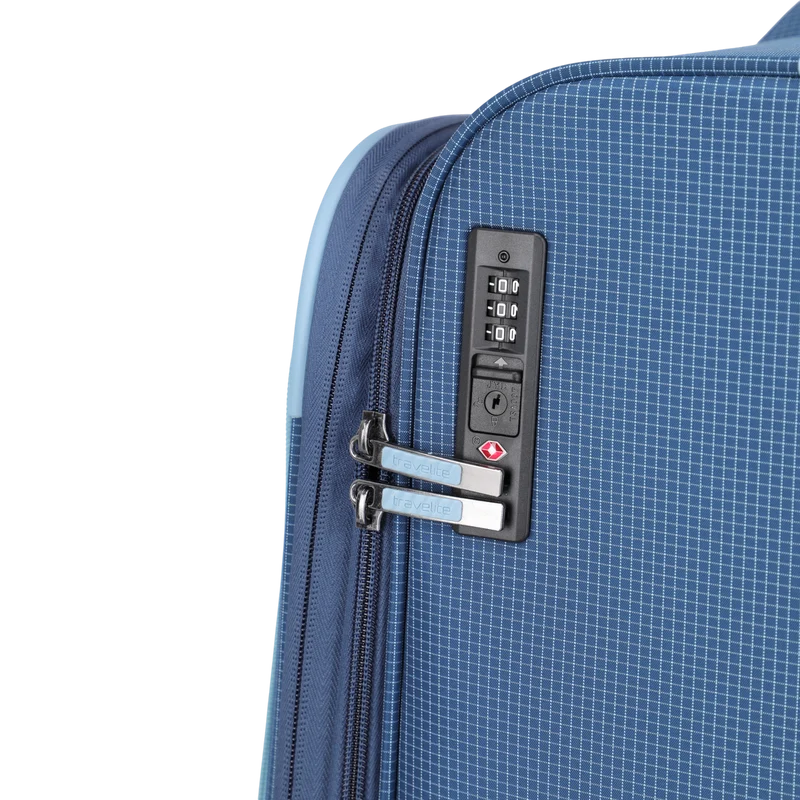 Travelite Corsiica 4-Rollen-Trolley L erw. 77 cm -Blue