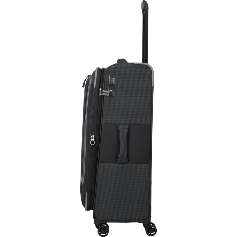 Travelite Corsiica 4-Rollen-Trolley L erw. 77 cm -Black