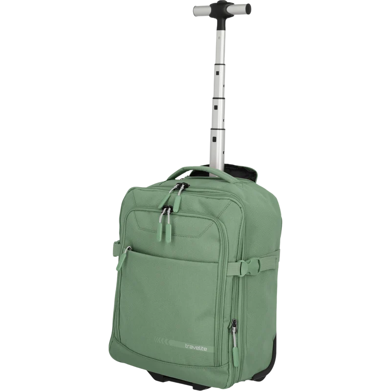 Travelite Kick Off Trolley-Rucksack 40 cm -Salbei