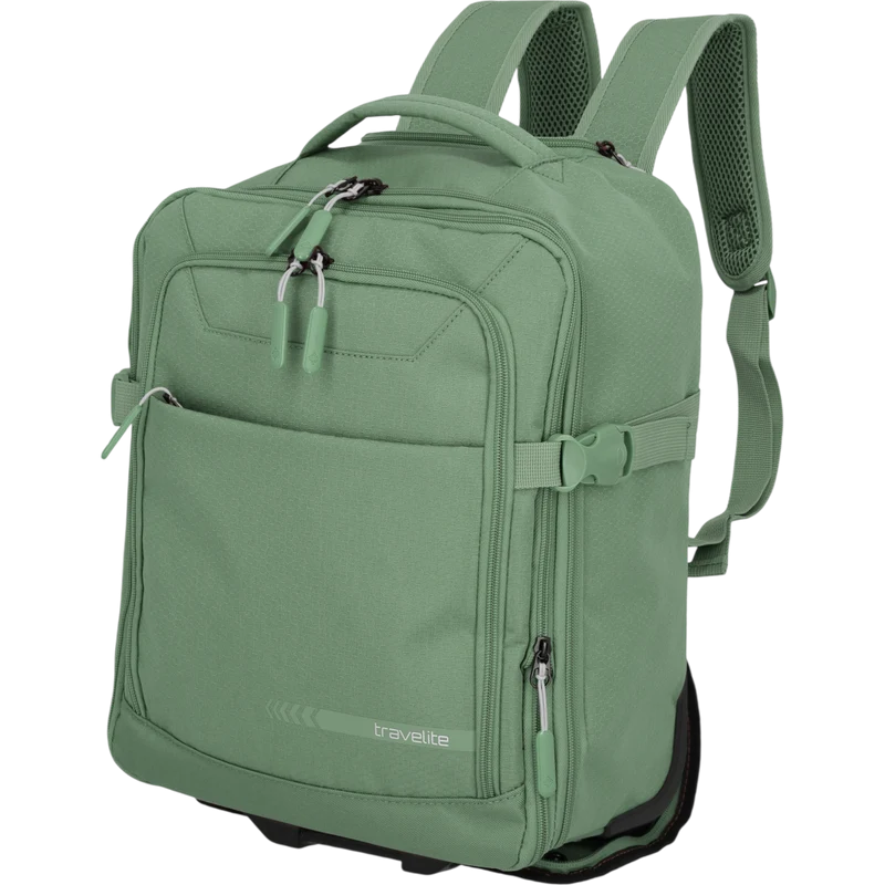 Travelite Kick Off Trolley-Rucksack 40 cm -Salbei