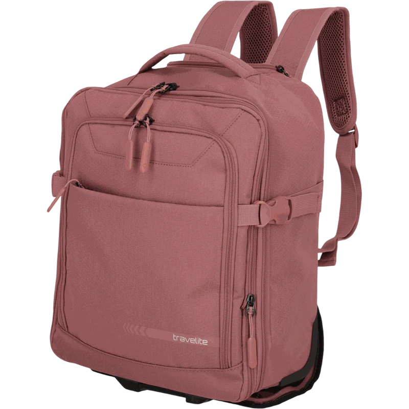Travelite Kick Off Trolley-Rucksack 40 cm -Rosé