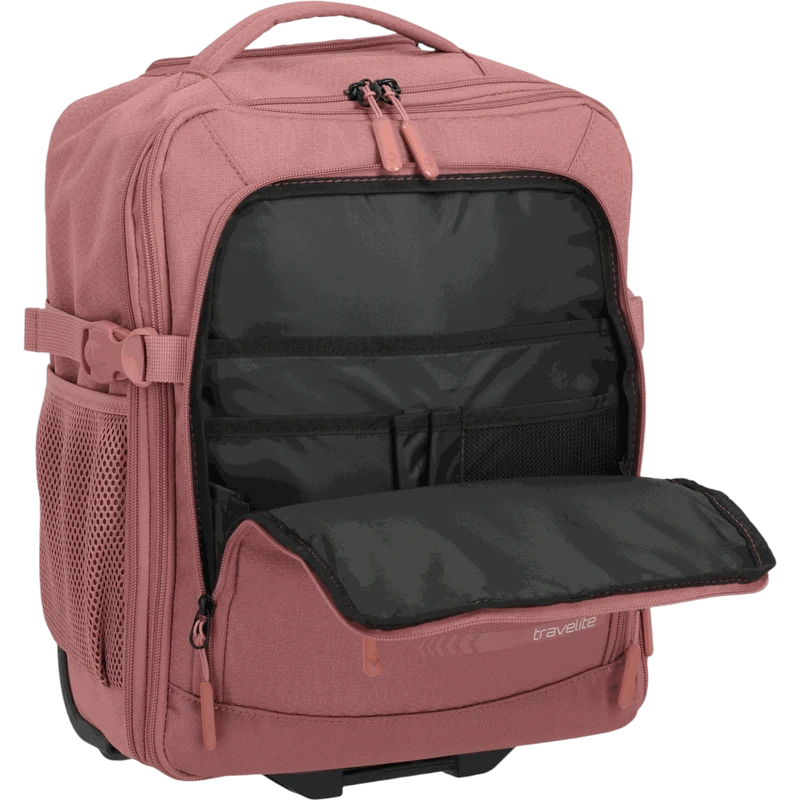 Travelite Kick Off Trolley-Rucksack 40 cm -Rosé