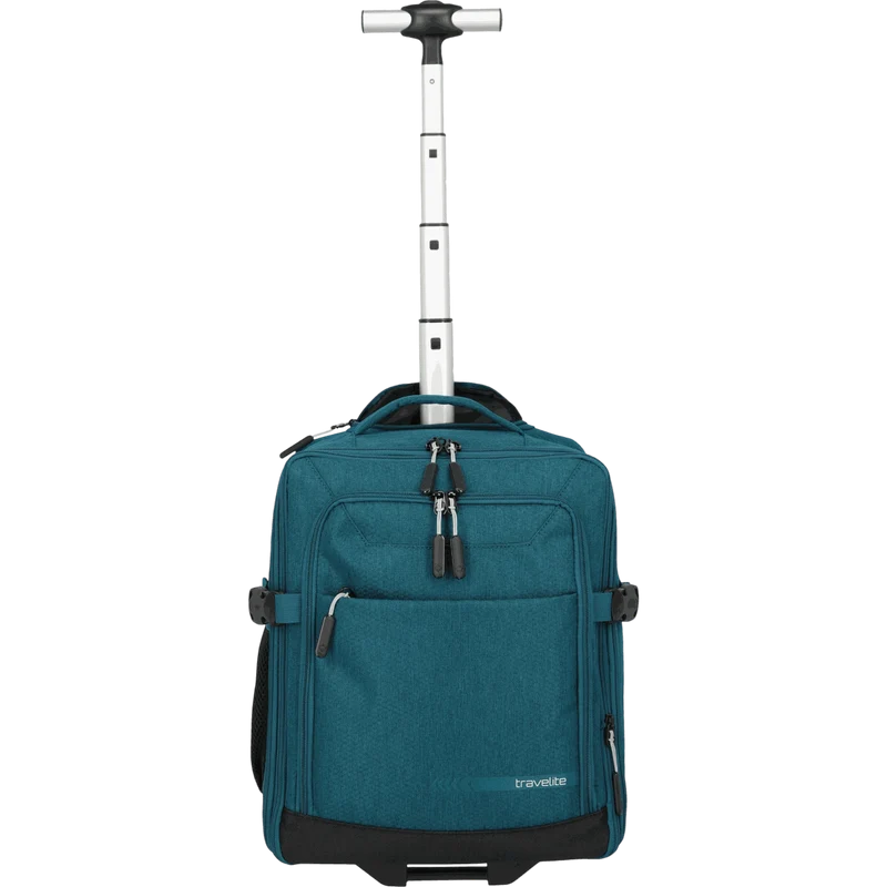 Travelite Kick Off Trolley-Rucksack 40 cm -Petrol