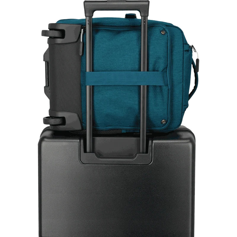 Travelite Kick Off Trolley-Rucksack 40 cm -Petrol