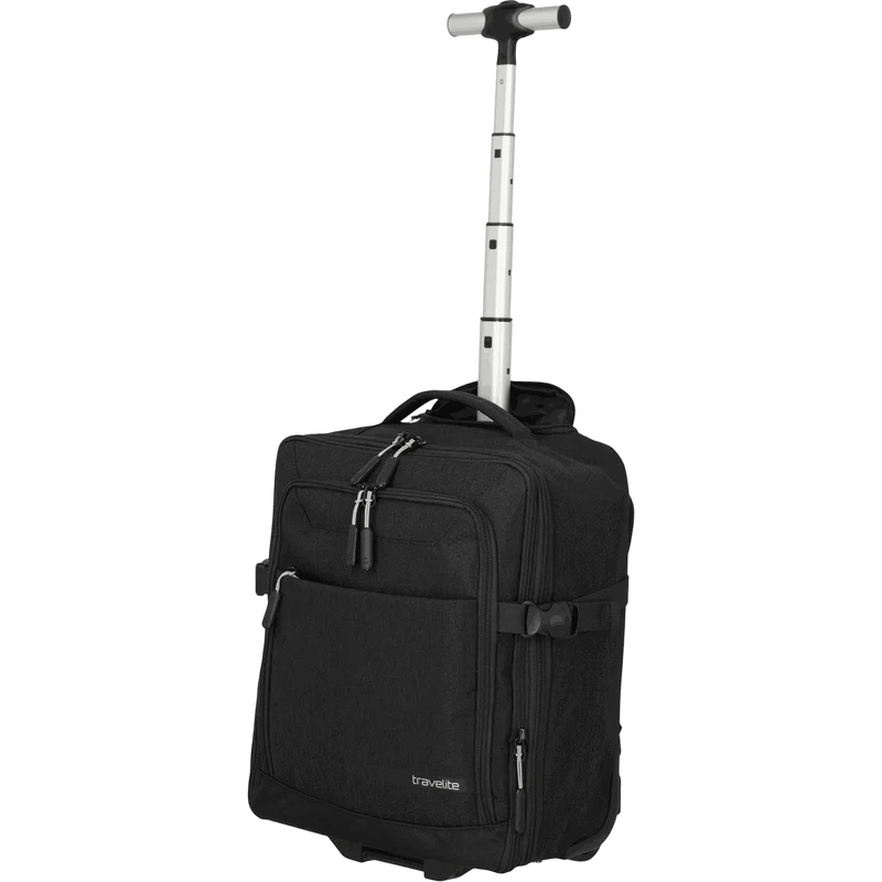 Travelite Kick Off Trolley-Rucksack 40 cm -Schwarz