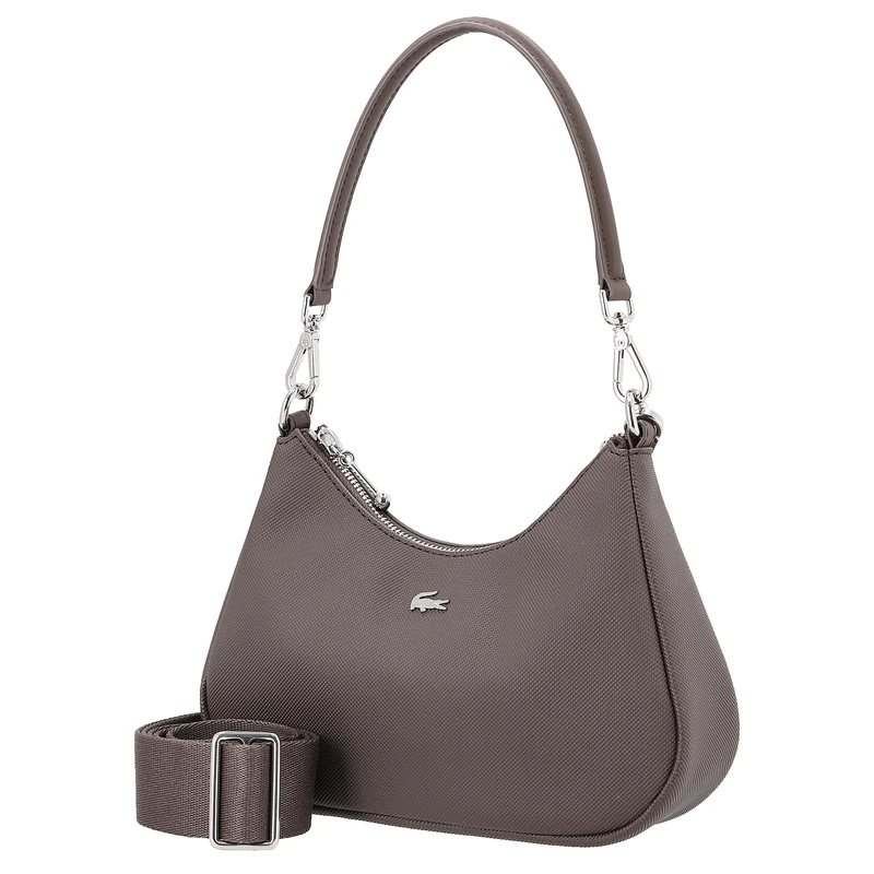Lacoste Daily City - Schultertasche S 23 cm (dark brown)