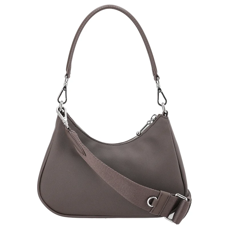 Lacoste Daily City - Schultertasche S 23 cm (dark brown)