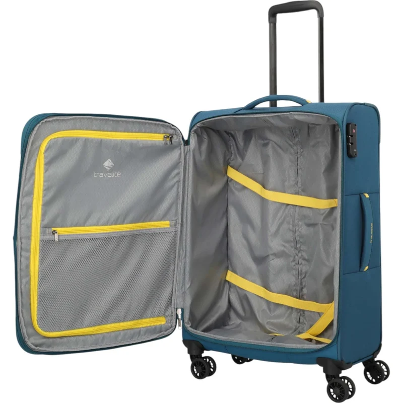 Travelite Umbria 4-Rollen-Koffer M erw. 67 cm -Petrol