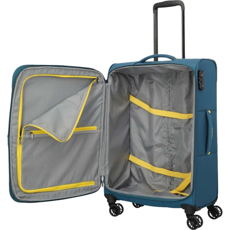Travelite Umbria 4-Rollen-Koffer M erw. 67 cm -Petrol