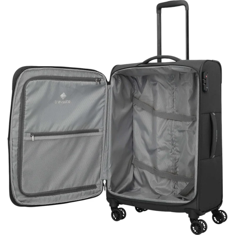 Travelite Umbria 4-Rollen-Koffer M erw. 67 cm -Black
