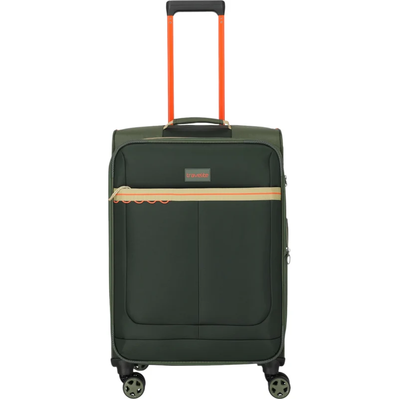 Travelite Color Craze 4-Rollen-Koffer M 66 cm -olive
