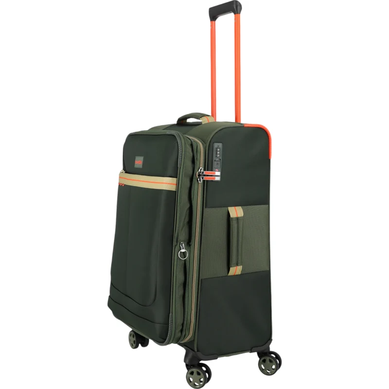 Travelite Color Craze 4-Rollen-Koffer M 66 cm -olive