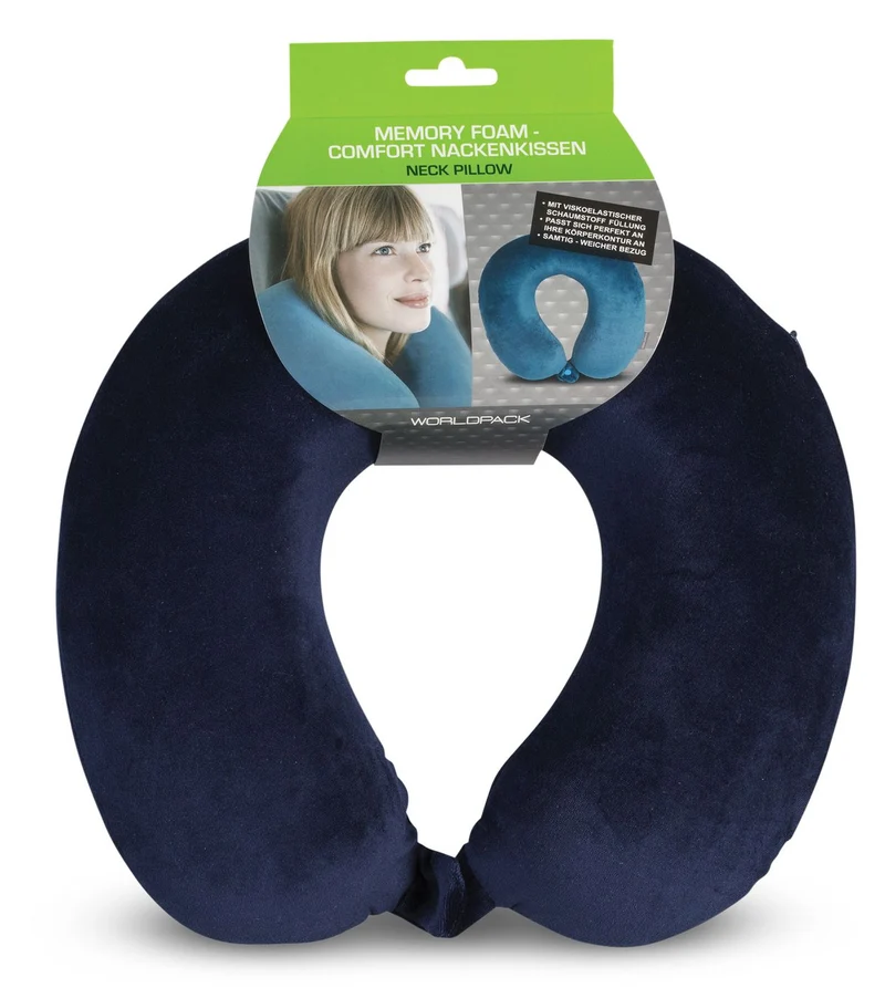 Worldpack Nackenkissen marineblau