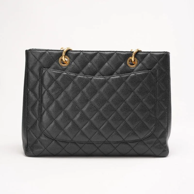Chanel Grand Shopping Tote GST Tasche in Caviar Black 2013