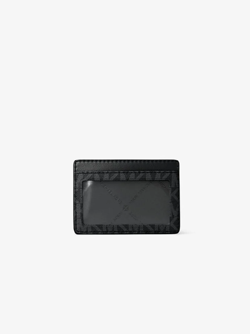 Michael Kors Medium Logo Pouch & Card Case Gift Set Signature Canvas Geschenkset